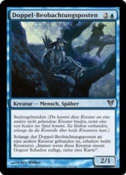 2012 Magic the Gathering Avacyn Restored German #80 Doppel-Beobachtungsposten Front