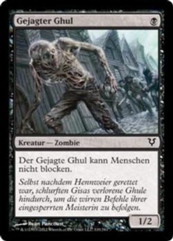 2012 Magic the Gathering Avacyn Restored German #110 Gejagter Ghul Front