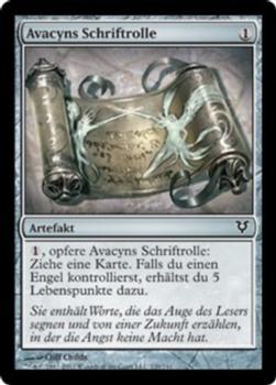 2012 Magic the Gathering Avacyn Restored German #220 Avacyns Schriftrolle Front