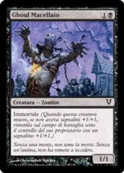 2012 Magic the Gathering Avacyn Restored Italian #89 Ghoul Macellaio Front