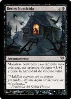 2012 Magic the Gathering Avacyn Restored Spanish #108 Retiro homicida Front