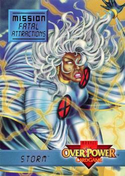 1995 Fleer Marvel Overpower - Mission Fatal Attractions #3 Storm - 