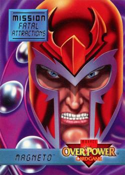 1995 Fleer Marvel Overpower - Mission Fatal Attractions #4 Magneto - 