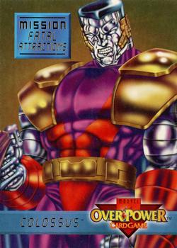 1995 Fleer Marvel Overpower - Mission Fatal Attractions #6 Colossus - 