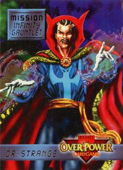 1995 Fleer Marvel Overpower - Mission Infinity Gauntlet #1 Dr. Strange - 