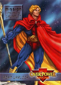 1995 Fleer Marvel Overpower - Mission Infinity Gauntlet #2 Adam Warlock - 