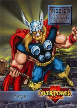 1995 Fleer Marvel Overpower - Mission Infinity Gauntlet #5 Thor - 