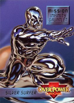 1995 Fleer Marvel Overpower - Mission Infinity Gauntlet #6 Silver Surfer - 
