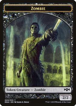 2019 Magic the Gathering Ravnica Allegiance - Tokens #003/013 Zombie Front