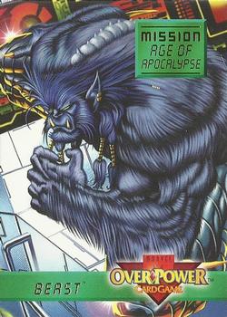 1995 Fleer Marvel Overpower - Mission Age Of Apocalypse #4 Beast - 