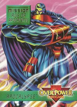 1995 Fleer Marvel Overpower - Mission Age Of Apocalypse #7 Apocalypse - 