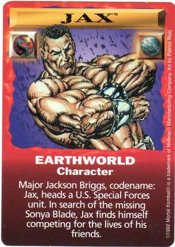 1992 Mortal Kombat Kard Game #NNO Jax Front