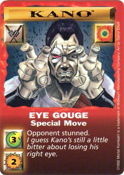 1992 Mortal Kombat Kard Game #NNO Kano - Eye Gouge Front