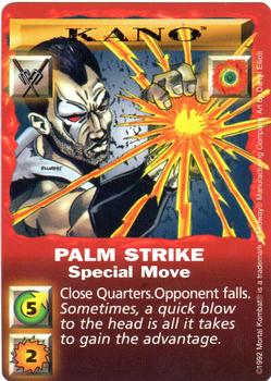 1992 Mortal Kombat Kard Game #NNO Kano - Palm Strike Front
