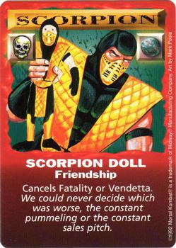 1992 Mortal Kombat Kard Game #NNO Scorpion - Scorpion Doll Front