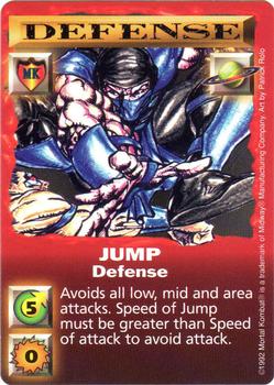1992 Mortal Kombat Kard Game #NNO Jump Front