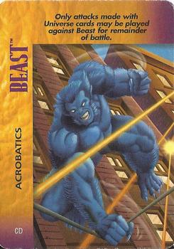 1995 Fleer Marvel Overpower PowerSurge #NNO Beast - Acrobatics Front