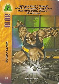 1995 Fleer Marvel Overpower PowerSurge #NNO Blob - Sumo Slam Front