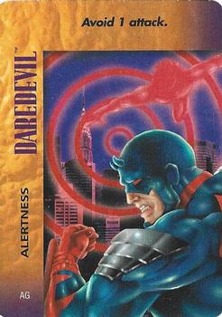 1995 Fleer Marvel Overpower PowerSurge #NNO Daredevil - Alertness Front