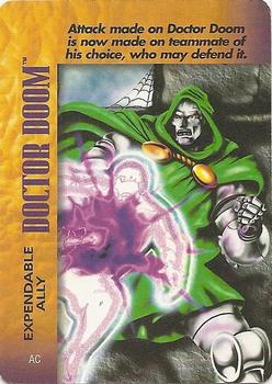 1995 Fleer Marvel Overpower PowerSurge #NNO Dr. Doom - Expendable Ally Front