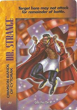 1995 Fleer Marvel Overpower PowerSurge #NNO Dr. Strange - Crimson Bands of Cytorak Front