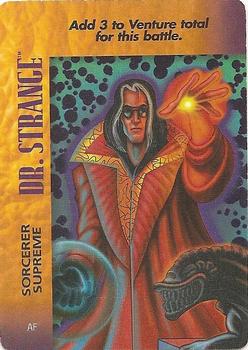 1995 Fleer Marvel Overpower PowerSurge #NNO Dr. Strange - Sorcerer Supreme Front