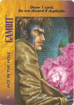 1995 Fleer Marvel Overpower PowerSurge #NNO Gambit - Ace in the Hole Front