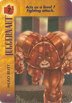 1995 Fleer Marvel Overpower PowerSurge #NNO Juggernaut - Head Butt Front