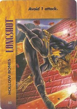 1995 Fleer Marvel Overpower PowerSurge #NNO Longshot - Hollow Bones Front