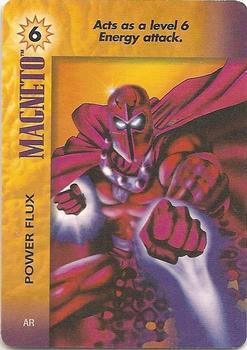 1995 Fleer Marvel Overpower PowerSurge #NNO Magneto - Power Flux Front