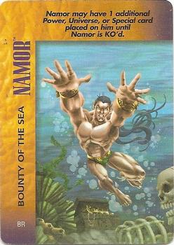 1995 Fleer Marvel Overpower PowerSurge #NNO Namor - Bounty of the Sea Front