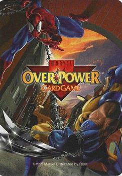 1995 Fleer Marvel Overpower PowerSurge #NNO Scarlet Spider - New Warrior Back