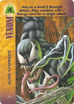 1995 Fleer Marvel Overpower PowerSurge #NNO Venom - Alien Symbiote Front