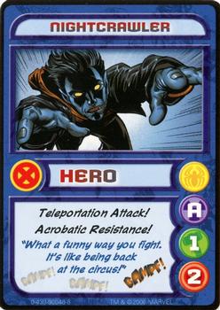 2006 Scholastic Marvel Super Heroes Collector's Club #NNO Nightcrawler Front