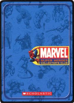 2006 Scholastic Marvel Super Heroes Collector's Club #NNO Sandman Back