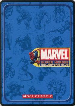 2006 Scholastic Marvel Super Heroes Collector's Club #NNO Daredevil Back