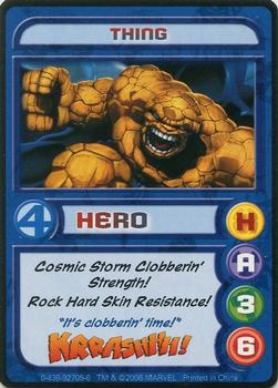2006 Scholastic Marvel Super Heroes Collector's Club #NNO Thing Front