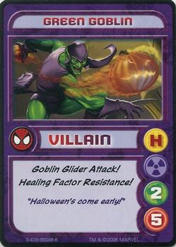 2006 Scholastic Marvel Super Heroes Collector's Club #NNO Green Goblin Front
