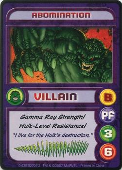 2006 Scholastic Marvel Super Heroes Collector's Club #NNO Abomination Front