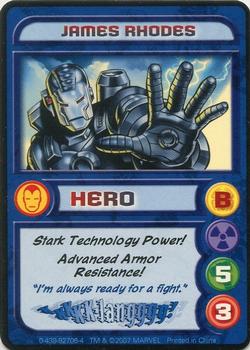 2006 Scholastic Marvel Super Heroes Collector's Club #NNO James Rhodes Front