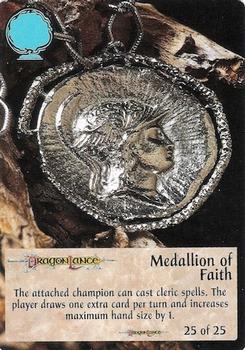 1994 TSR Spellfire Master the Magic - Dragonlance - Chase #25 Medallion of Faith Front