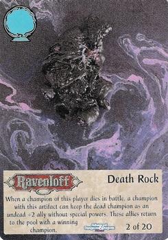 1995 TSR Spellfire Master the Magic Artifacts - Chase #2 Death Rock Front