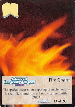 1995 TSR Spellfire Master the Magic Artifacts - Chase #13 Fire Charm Front