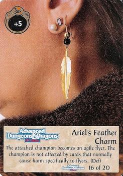1995 TSR Spellfire Master the Magic Artifacts - Chase #16 Ariel's Feather Charm Front