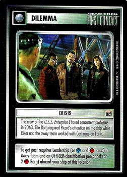 2000 Decipher Star Trek Trouble with Tribbles - Starter Deck Reprints #NNO Crisis Front