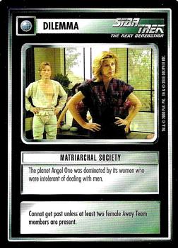 2000 Decipher Star Trek Trouble with Tribbles - Starter Deck Reprints #NNO Matriarchal Society Front