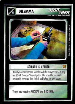 2000 Decipher Star Trek Trouble with Tribbles - Starter Deck Reprints #NNO Scientific Method Front