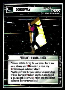 2000 Decipher Star Trek Trouble with Tribbles - Starter Deck Reprints #NNO Alternate Universe Door Front