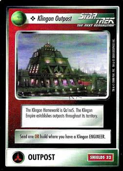 2000 Decipher Star Trek Trouble with Tribbles - Starter Deck Reprints #NNO Klingon Outpost Front
