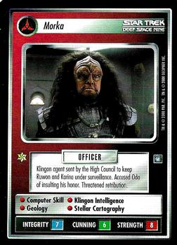2000 Decipher Star Trek Trouble with Tribbles - Starter Deck Reprints #NNO Morka Front